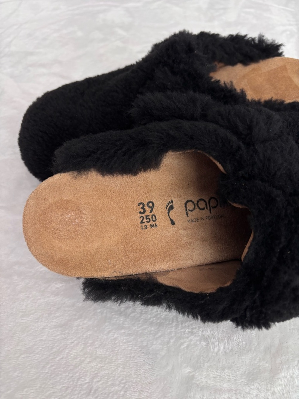 BIRKENSTOCK Papillio Fanny Teddy Shearling Heeled Slip On Clog--NWT--8 - Picture 4 of 15